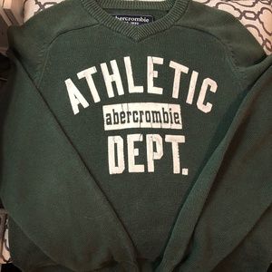 Dark Green Abercrombie and Fitch Sweater, Sz L